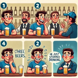 Drie biertjes en een verrassing